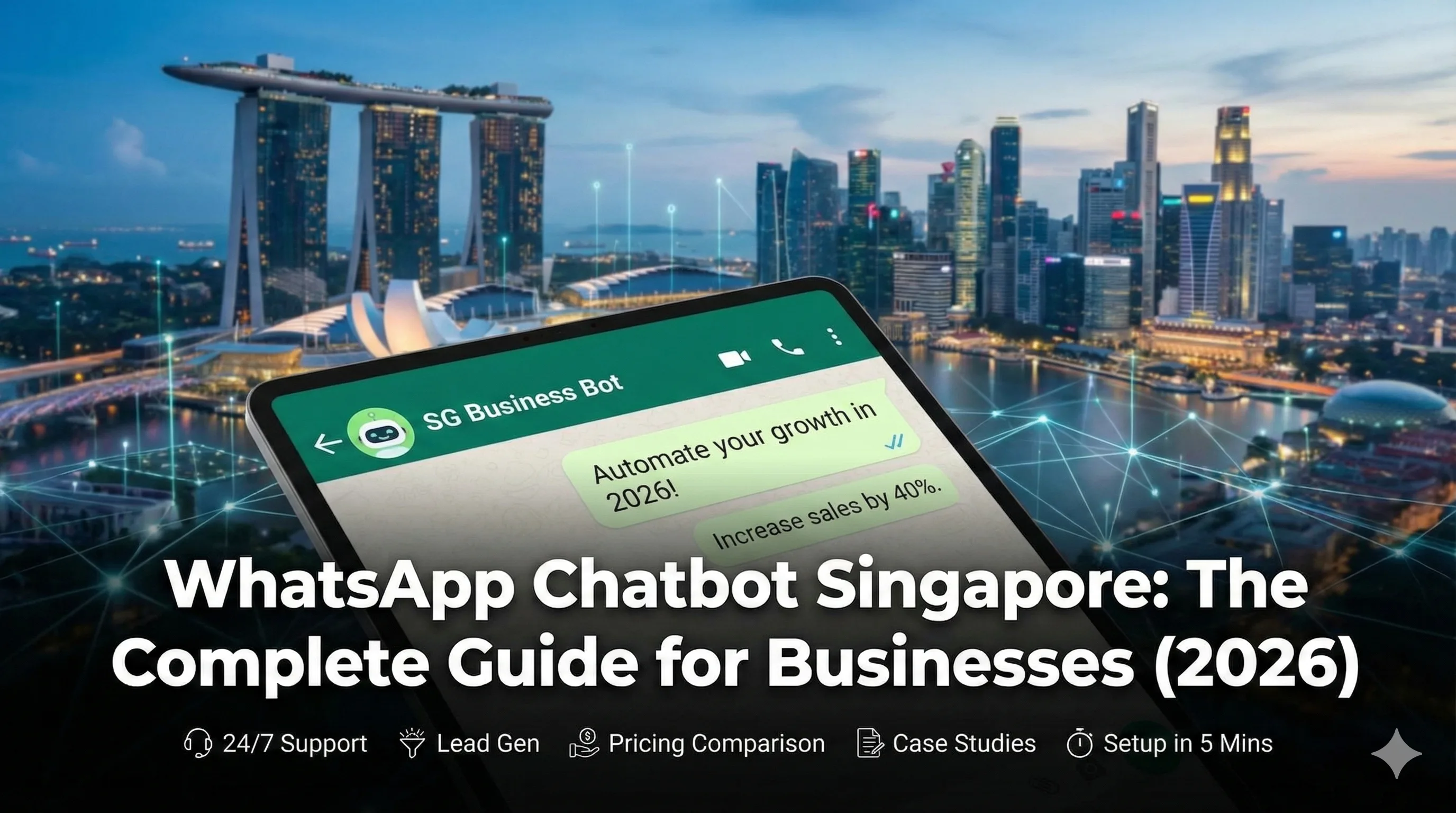 WhatsApp chatbot conversation preview